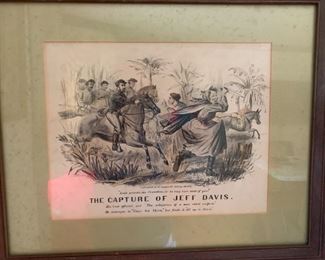 #13	"The Capture of Jeff Davis" 22X18 	 $300.00 	
