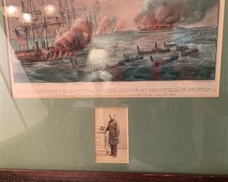  #18	"Bombardment and Capture of the Forts at Hatteras Inlet" Framed 26x21	 $225.00 	
