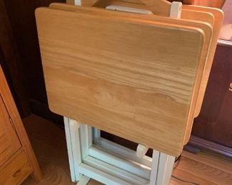 #35	Wood/white TV Trays w/Stand	 $25.00 	
