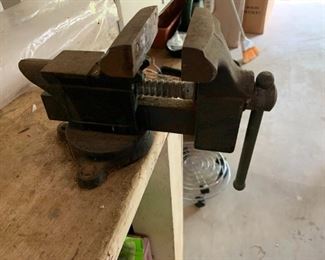 #91	Made in USA 3 1/2 bench vise 	 $20.00 	
