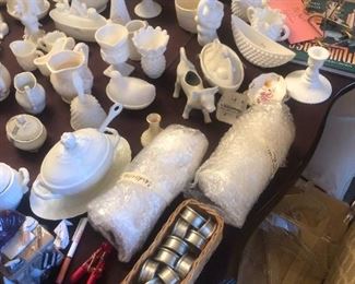 Milk Glass Collection