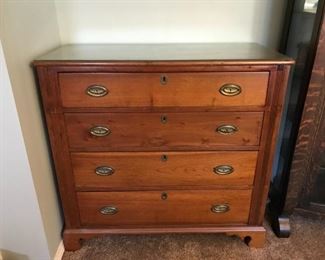 #2	Replica of 1790 American Hepplewhite tiger maple chest of drawers 1920 	 $800.00 		
