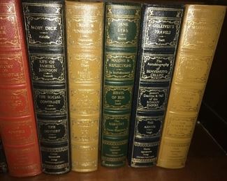#28	17 Classic Leather Bound Books  - sold as a set	 $170.00 		
