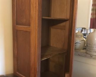 #46	Sellers Cabinet w/4 shelves w/latch front 19x12x70	 $120.00 		
