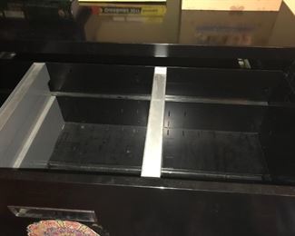#72	3 drawer black metal file cabinet 42x18x42	 $45.00 		
