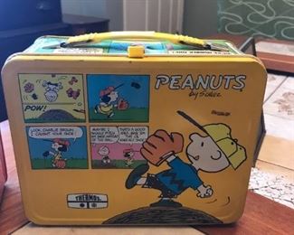 #104	Peanuts lunch box with thermos  	 $35.00 		
