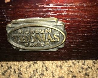 #106	Vintage Wooden Box Toolbox w/7 Museum Thomas SEries 23x10.5x15	 $45.00 		
