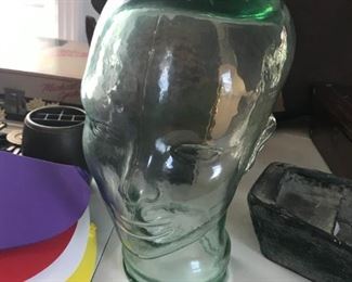 #116	Green Glass Head 10" Tall	 $40.00 		
