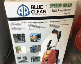 #199	Garage	AR Blue Clean Power Washer  1600 PSI	 $30.00 		
