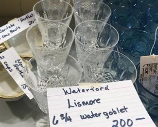 #153	Kitchen	Waterford  - 11 Waterford "Kenmare" Water Goblets  6 7/8"	 $200.00 		

