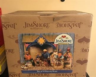 #166	Misc	Jim Shore "10 pc. Nativity Set" in box 	 $40.00 		
