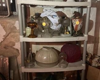 Oils lamps and lamp parts 