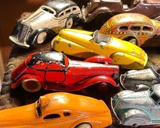 vintage toy cars rubber wheels and marx