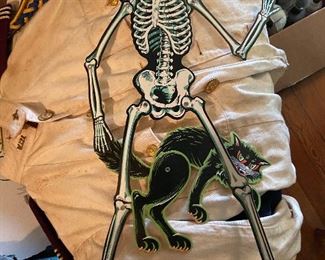 vintage Halloween skeleton 