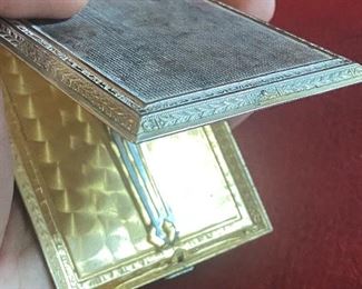 vintage sterling silver cigarette case  