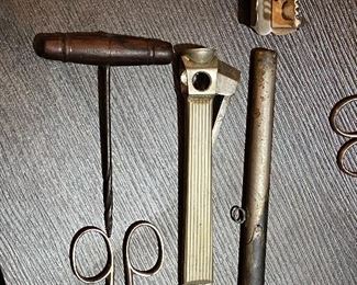 vintage antique cigar cutters - Old Razor - Cigar Tool