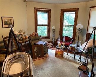 Upstairs Room full of antique goodies 