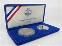Yr: 1986 -S
Denomination United States Liberty
Series: Coin Set
Located in: Chattanooga, TN
S Mint
Dollar & Half Dollar
*Includes Specifications Sheets*