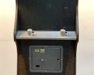 Located in: Chattanooga, TN
MFG Allied
Paddle Battle Arcade Game
Size (WDH) 26-1/4"Wx24"Dx65"H
Powers On-Does Not Work Properly
Key Included
**Sold as is Where is**