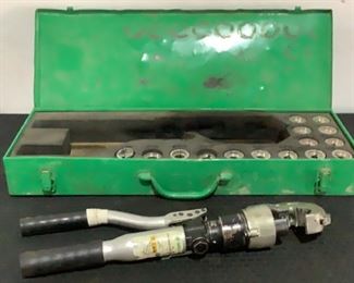 Located in: Chattanooga, TN
MFG Greenlee
Hydraulic Manual Crimping Tool
Unable To Test
**Sold As Is Where Is**