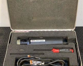 Located in: Chattanooga, TN
MFG Triad
Power (V-A-W-P) 110V, 50-60Hz, 500W
Tungsten Grinder
Tested- Powers On
**Sold as is Where is**