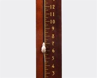 Horolovar Dickory, Dickory, Dock Wall Clock - A 1970's Horolovar "Dickory, Dickory, Dock" wall clock.  8-day time and strike movement with an animated mouse which runs up the clock.  Shaped wooden case with Brass numerals and painted detail.  Minor wear, running when cataloged.  24 3/4" high.  ESTIMATE $300-400
