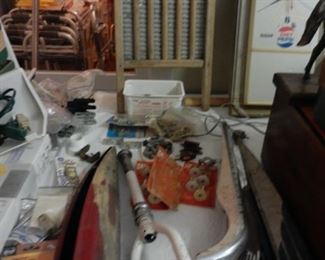 Bike parts, Pepsi clock