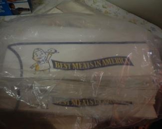 Vintage butcher hats