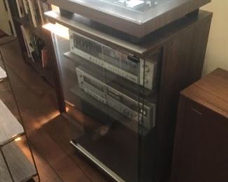 Vintage electronics, speakers and receivers. Some n house, some in office, and some in garage