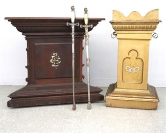 Fraternal pedestals and swords. Picture #A.21
