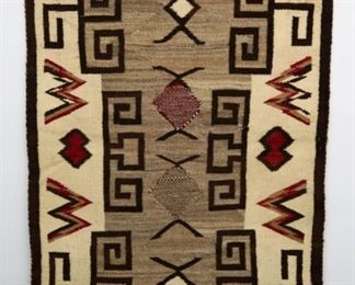 Native American Rug, measuring 2'11" wide x 4'4" long. Picture #A.11