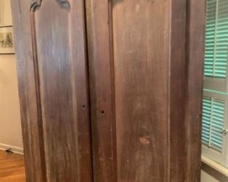 1800s armoire, possibly from a church. $395