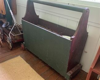 Antique plant or tool cart