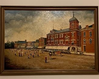 SOLD!
Historic Bell’s Opera House, Hillsboro, Ohio painting by Nancy Bruns