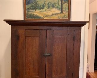 Early two-door cupboard. $850