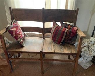 SOLD!
Primitive 1890s bench.