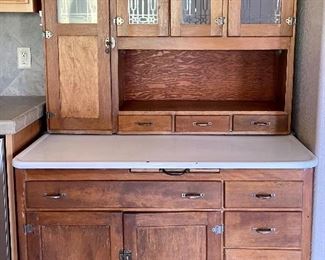 Vintage Hoosier Cabinet w/Flour Mill