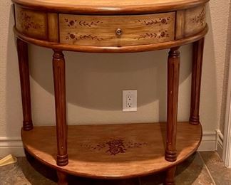 Half Moon Shape Side Table