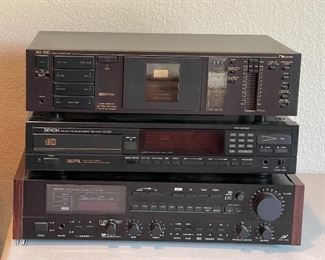 Denon and Nakamichi Components