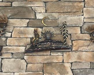 Kokopelli Dancers Metal Art