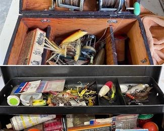 Vintage Fishing Tackle Boxes