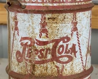 Rustic Pepsi Cola Can/Barrel