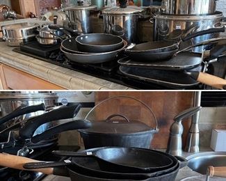 Cast iron and Kitchen Wares