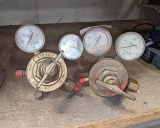 (2) Gas Regulators by Victor Equipment Company