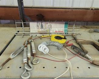 Metal C Clamps, Tape Measure and More