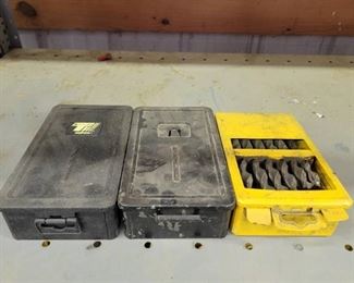 3 Sets Of Used Drill Bits
