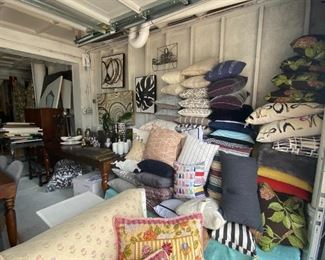 Tons of pillows - indoor & outdoor - down filled and alternative - $5 each