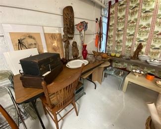 A peek at the Vintage Boutique in the back