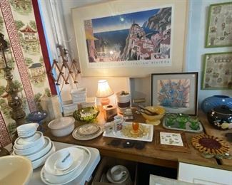 Really nice Thomas Mcknight lithograph in custom frame