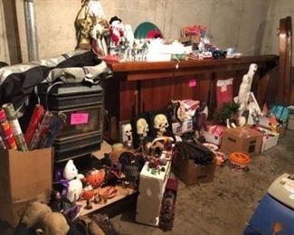 PELLET STOVE AND BEIDEMEYER BAR